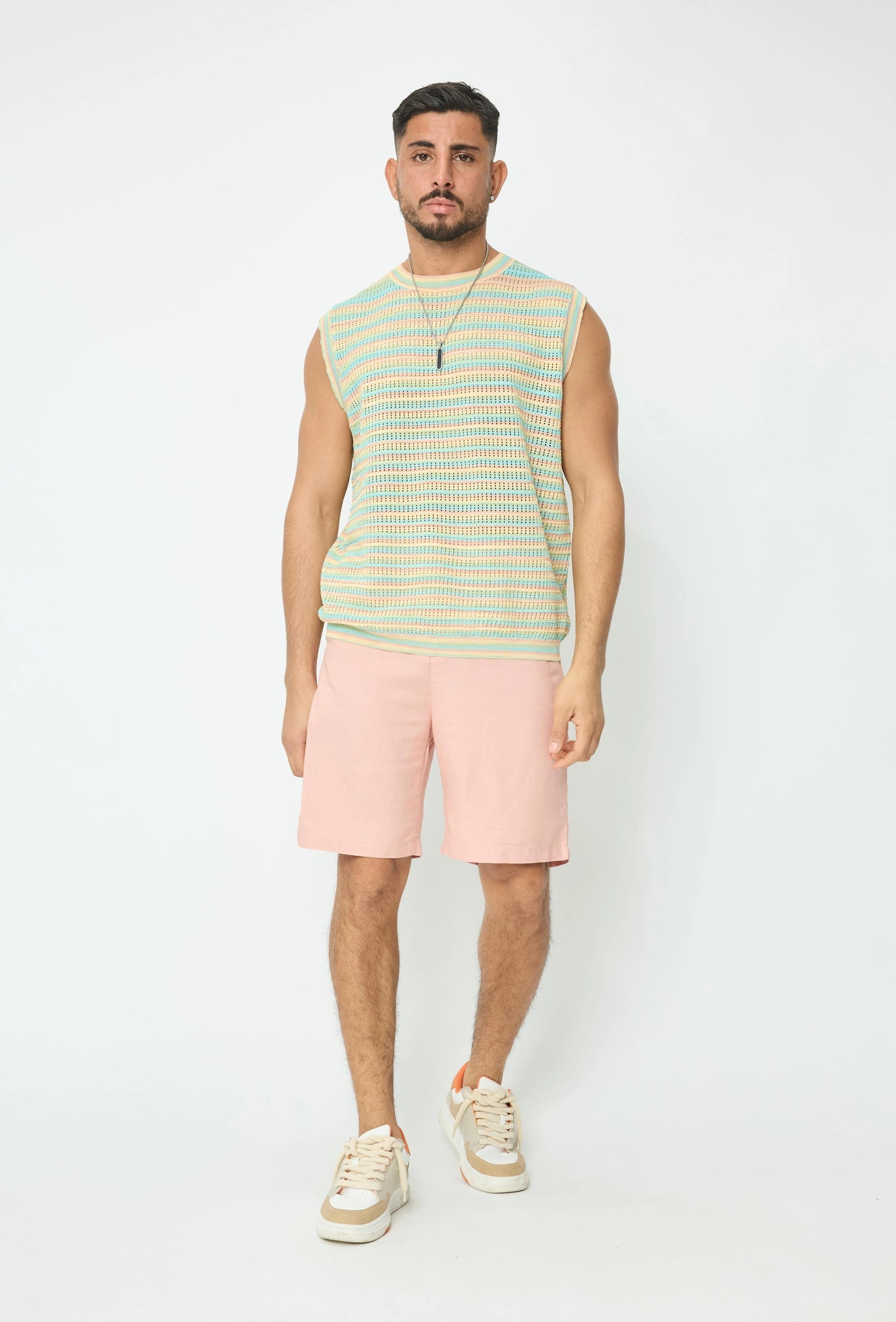 T-Shirt débardeur tricot