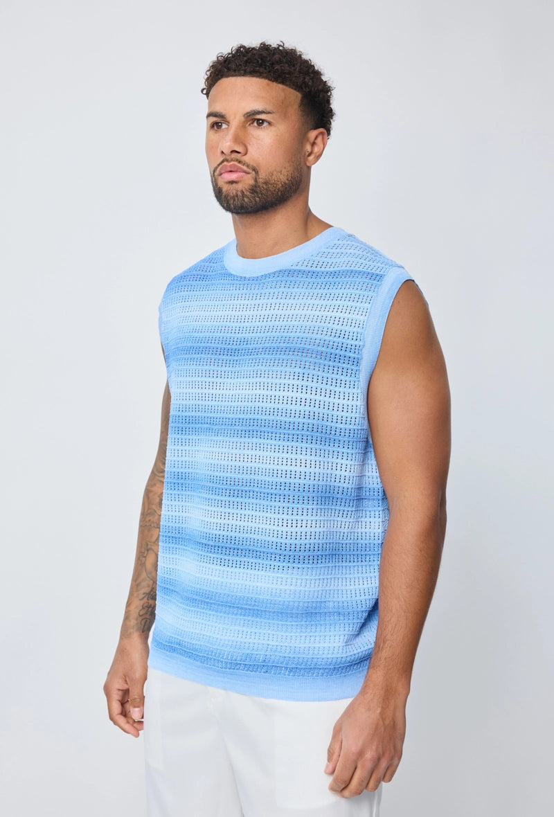 T-Shirt débardeur tricot
